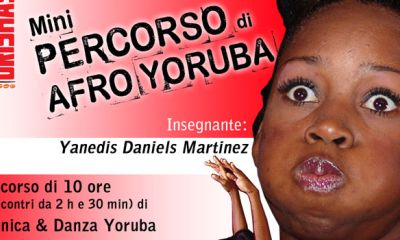AFRO YORUBA – MINI PERCORSO STAGE – Dal 14 Gennaio 2018