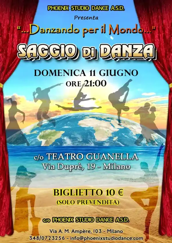 saggio di Danza 2017 by scuola di ballo Phoenix Milano - DANZANDO PER IL MONDO