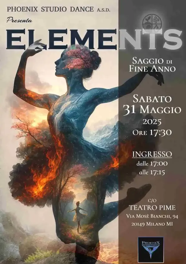 Saggio 2025 Elements - by Phoenix Studio Dance - scuola di danza a Milano