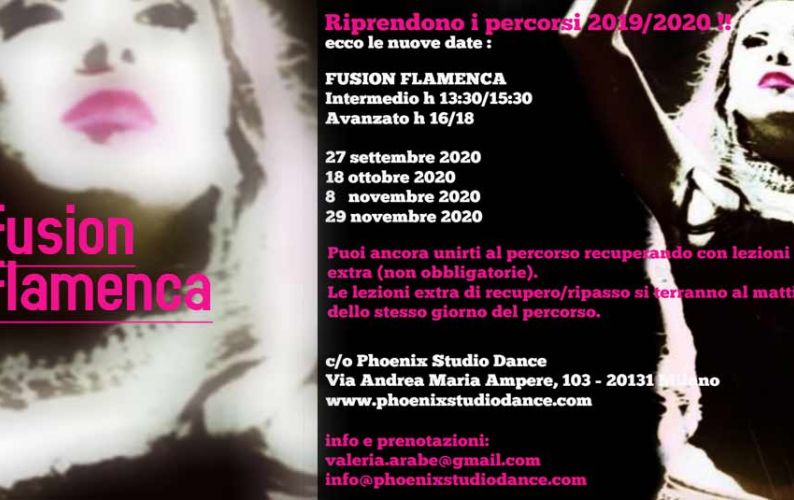 Percorsi di Fusion Flamenca 2019/2020