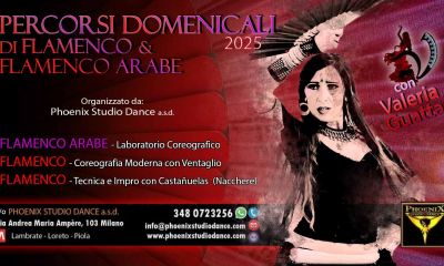 Percorsi Domenicali di Flamenco & Flamenco Arabe 2025 con Valeria Guatta