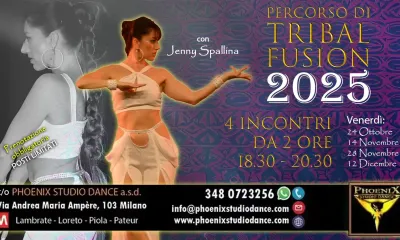 Percorso Tribal Fusion 2025 con Jenny Spallina