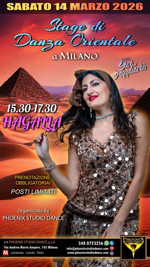 Hagalla Stage di danza Mediorientale con Sara Pappalardo