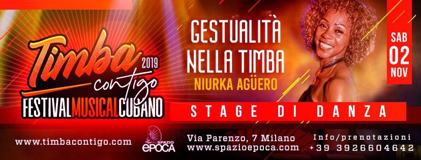 stage di gestualità con Niurka Aguero a Milano