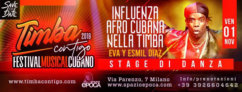 stage di esmil diaz a milano afro e timba