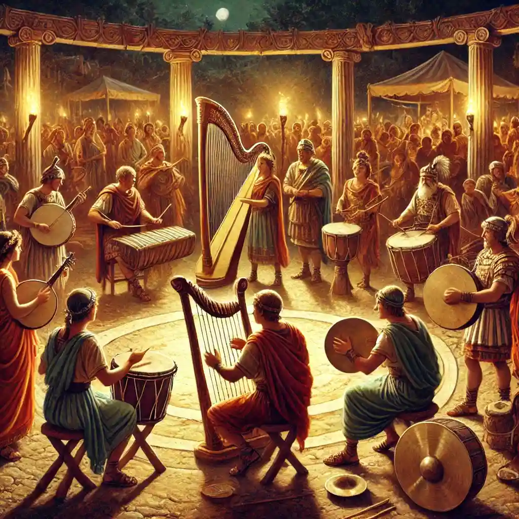 gli strumenti musicali della Roma Antica