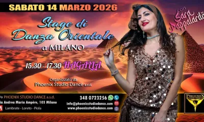 Stage di Danza del Ventre Hagalla con Sara Pappalardo – Sabato 14 Marzo 2026