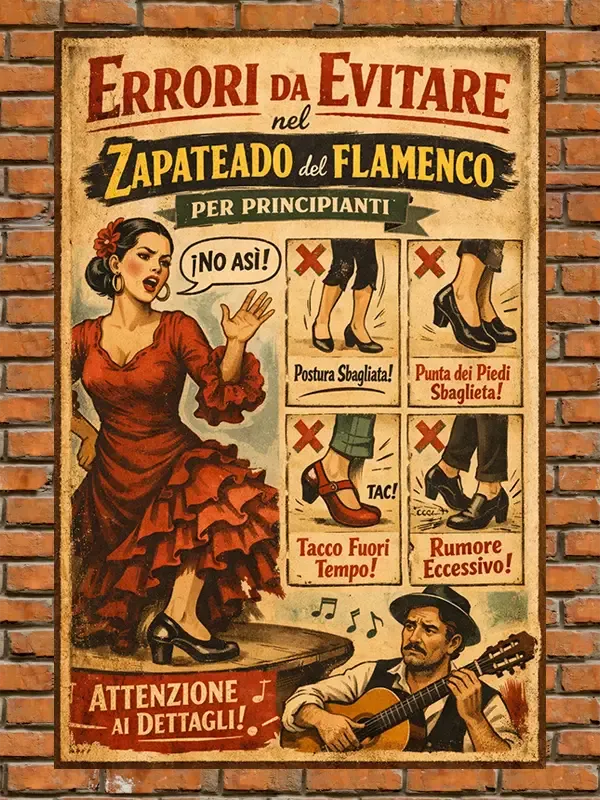 Errori da evitare nel Zapateado per principianti