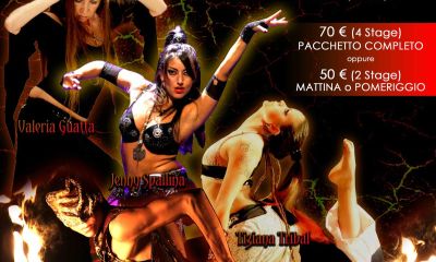 10 dicembre 2017 STAGE TRIBAL FUSION IMMERSION