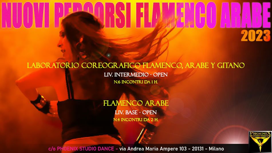 Stage di Flamenco Arabe 2023 con Valeria Guatta