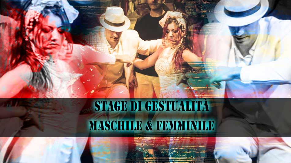 Stage di Gestualità Femminile & Maschile di Salsa Cubana 2 Aprile 2022