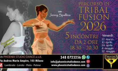 Percorso Tribal Fusion 2026 con Jenny Spallina