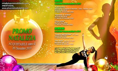 Promo Natalizia di Danza bambini adulti e Pilates 2019